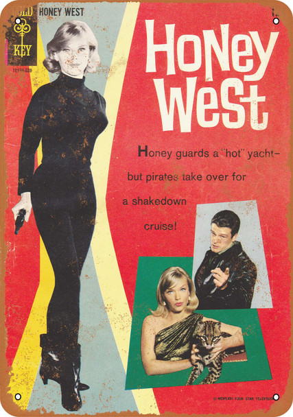 1966 Honey West Comic - Metal Sign