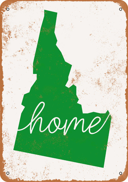 Home Idaho - Metal Sign