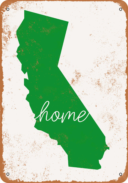Home California - Metal Sign