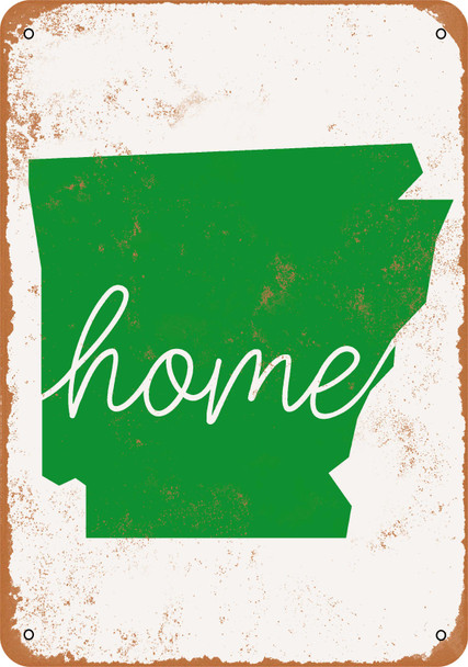 Home Arkansas - Metal Sign