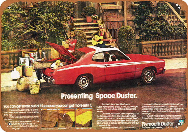 1972 Plymouth Space Duster - Metal Sign 1972 Plymouth Space Duster - Metal Sign