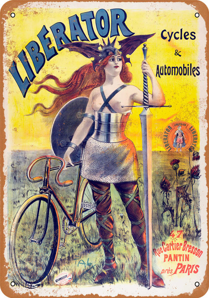 1903 Liberator Bicycles - Metal Sign