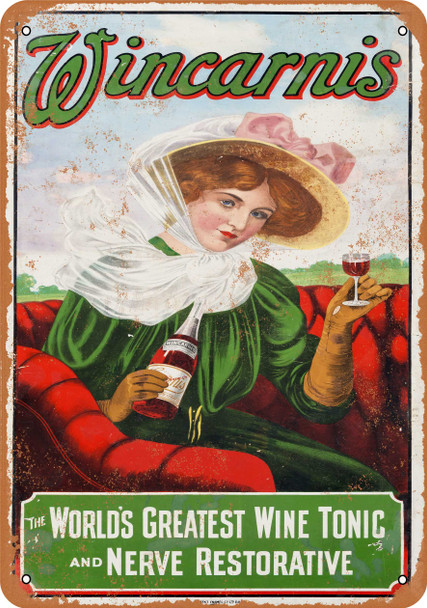 1894 Wincarnis Wine Tonic - Metal Sign