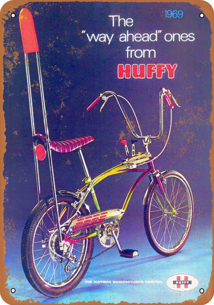 1969 Huffy Bicycles - Metal Sign