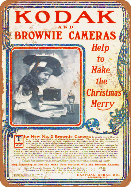 Kodak Brownie Cameras - Metal Sign 2