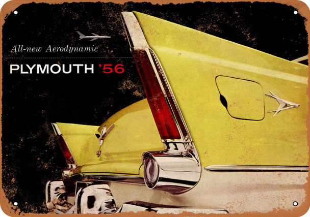 1956 Plymouth - Metal Sign