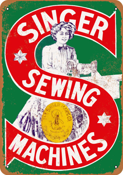 Singer Sewing Machines - Metal Sign 3