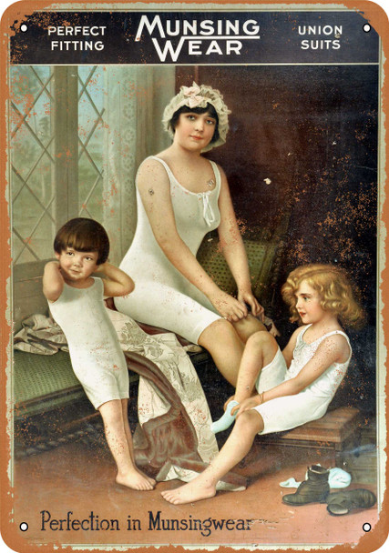 Munsingwear Union Suits - Metal Sign