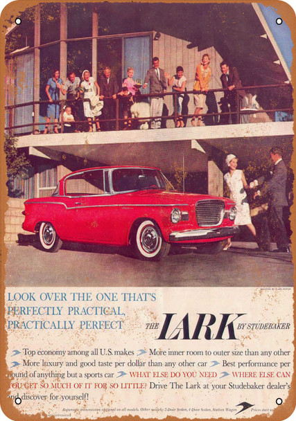 1959 Studebaker Lark - Metal Sign