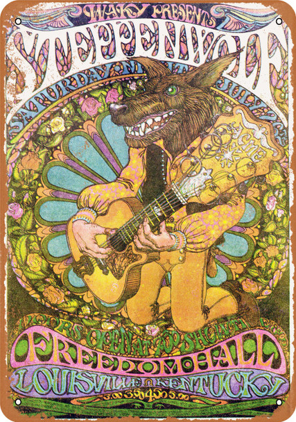 1969 Steppenwolf in Louisville - Metal Sign
