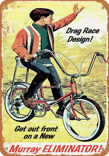 1967 Murray Eliminator Bicycles - Metal Sign