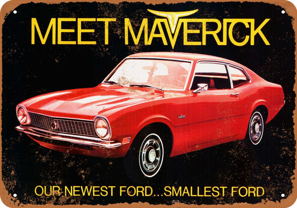1970 Ford Maverick - Metal Sign