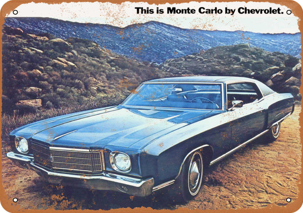 1970 Chevrolet Monte Carlo - Metal Sign