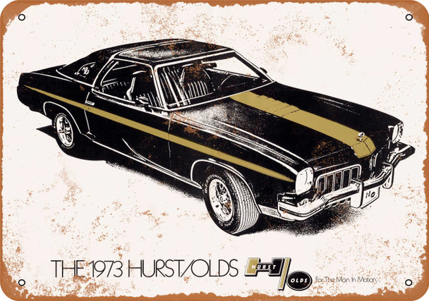 1973 Hurst Olds - Metal Sign