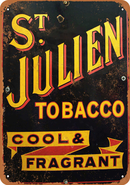St. Julien Tobacco - Metal Sign