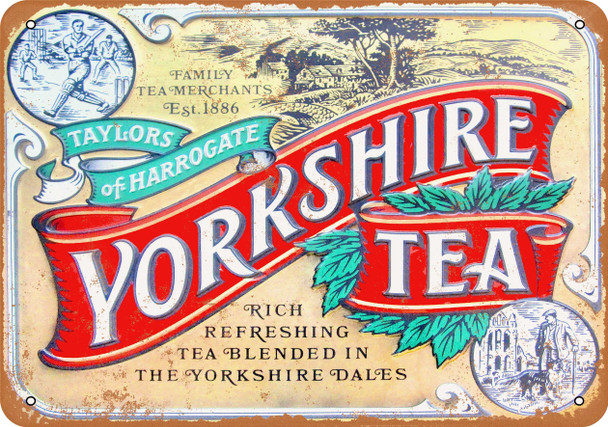 Taylors of Harrogate Yorkshire Tea - Metal Sign