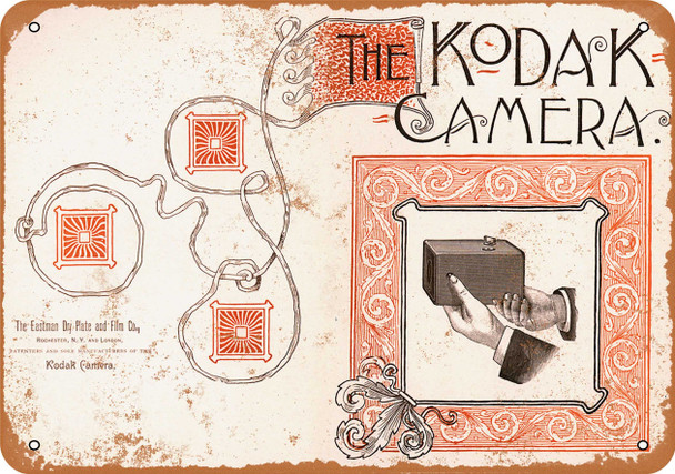 1888 Kodak Cameras - Metal Sign