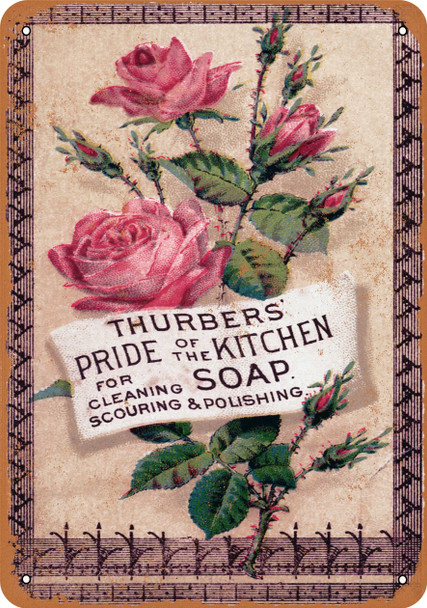 Thurber's Kitchen Soap - Metal Sign