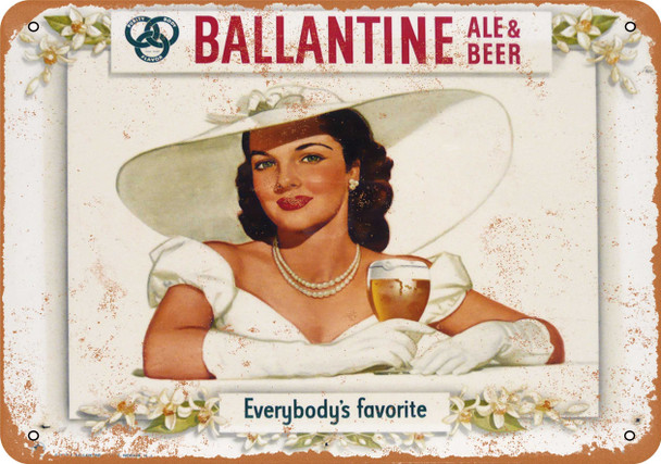 Ballantine Ale & Beer - Metal Sign 3