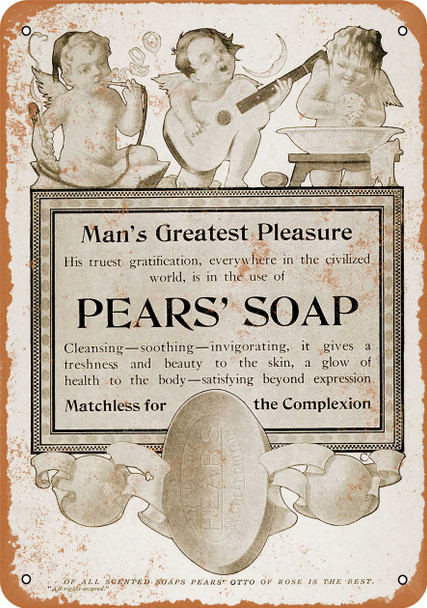 1906 Pears' Soap - Metal Sign