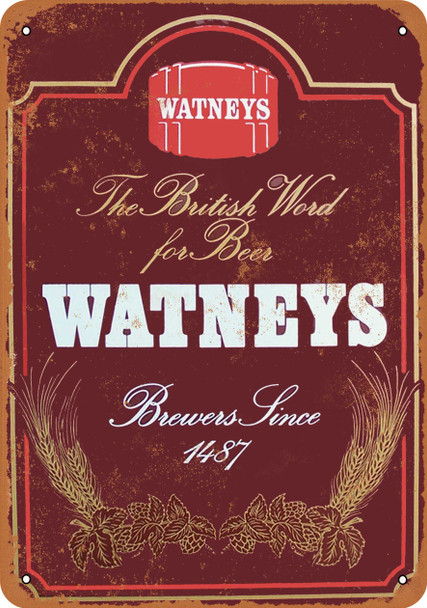 Watney's Beer - Metal Sign