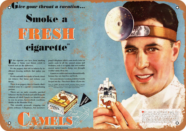 1931 Camel Cigarettes - Metal Sign