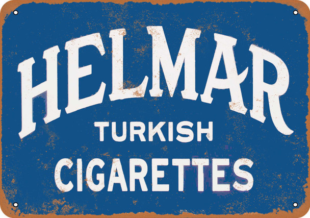 Helmar Turkish Cigarettes - Metal Sign