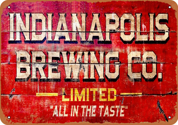 Indianapolis Brewing Co - Metal Sign