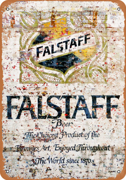 Falstaff Beer - Metal Sign 4