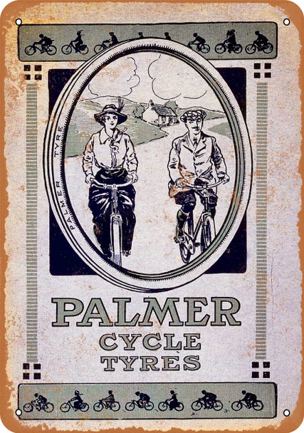 Palmer Cycle Tires - Metal Sign