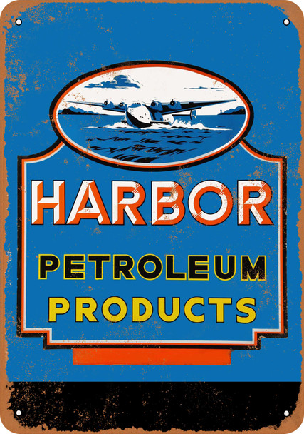 Harbor Petroleum Products - Metal Sign