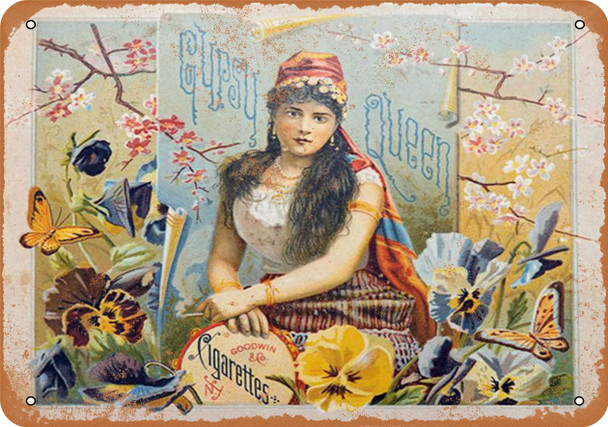 Gypsy Queen Cigars - Metal Sign