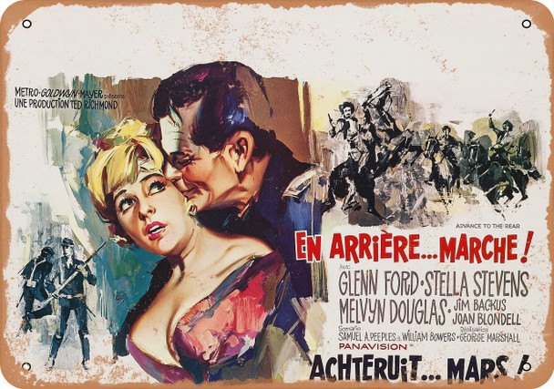 Advance to the Rear (1964) - Metal Sign Advance to the Rear (1964) - Metal Sign