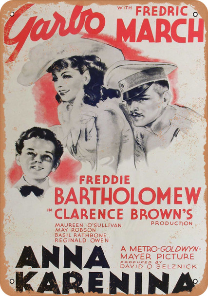 Anna Karenina (1935) - Metal Sign Anna Karenina (1935) - Metal Sign