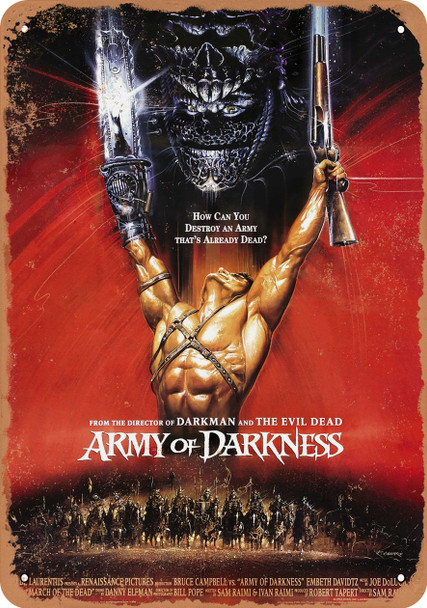 Army of Darkness (1992) - Metal Sign
