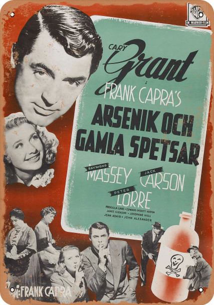 Arsenic and Old Lace (1944) 1 - Metal Sign Arsenic and Old Lace (1944) 1 - Metal Sign