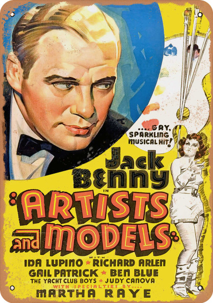 Artists and Models (1937) - Metal Sign