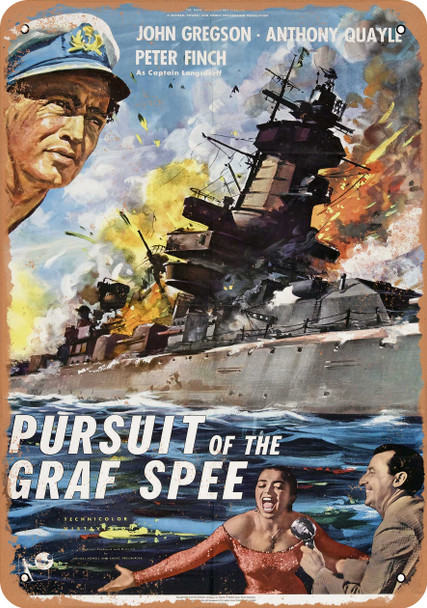 Battle of the River Plate (1956) - Metal Sign Battle of the River Plate (1956) - Metal Sign