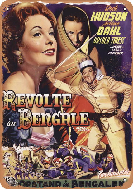 Bengal Brigade (1954) 2 - Metal Sign
