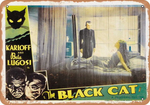 Black Cat (1934) 3 - Metal Sign