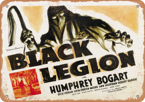 Black Legion (1937) 2 - Metal Sign Black Legion (1937) 2 - Metal Sign