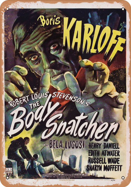 Body Snatcher (1945) - Metal Sign Body Snatcher (1945) - Metal Sign
