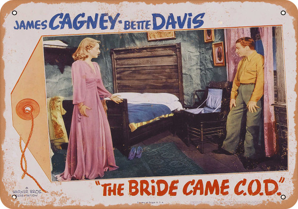 Bride Came C.O.D (1941) 1 - Metal Sign