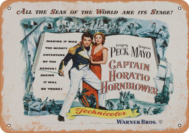 Captain Horatio Hornblower (1951) 1 - Metal Sign