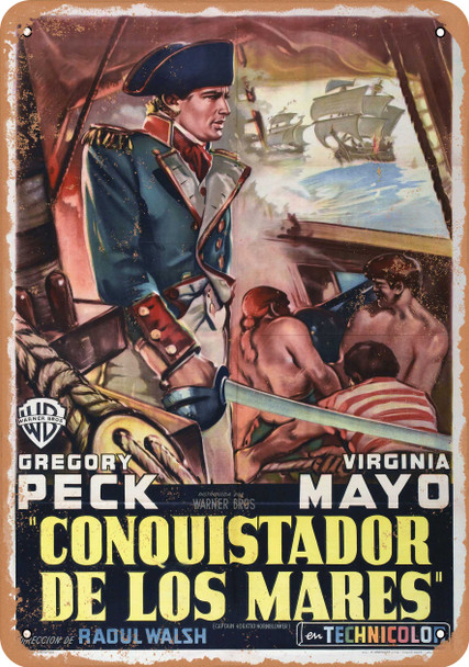 Captain Horatio Hornblower (1951) 3 - Metal Sign