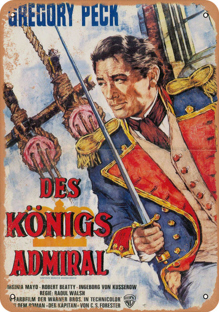 Captain Horatio Hornblower (1951) 4 - Metal Sign
