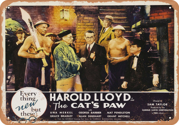 Cat's-Paw (1934) 3 - Metal Sign