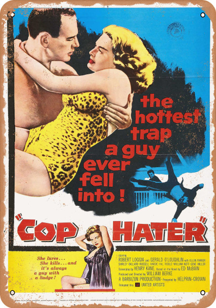 Cop Hater (1958) - Metal Sign