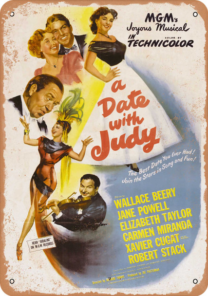 Date With Judy (1948) - Metal Sign