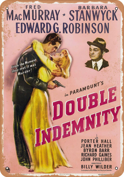 Double Indemnity (1944) 1 - Metal Sign